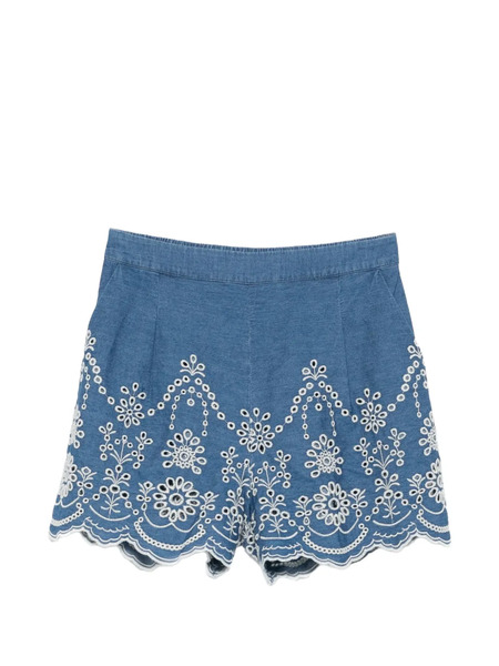  Mc2 Saint Barth Bermudas Bordadas - Azul 