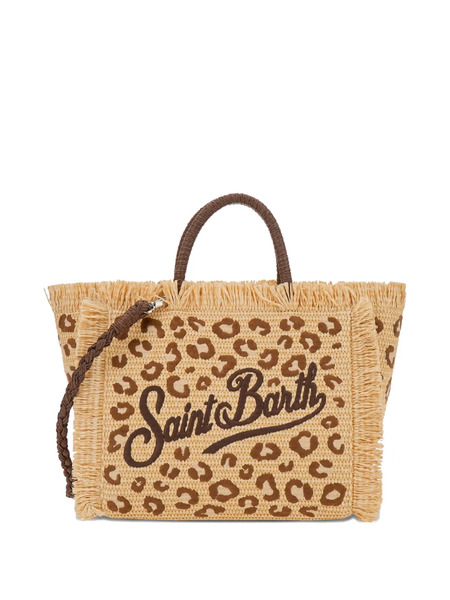  Mc2 Saint Barth Bolso Shopper Con Estampado De Leopardo - Neutro 