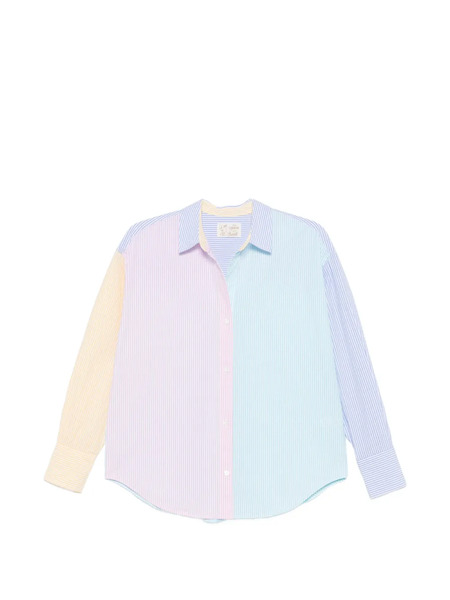  Mc2 Saint Barth Camisa A Rayas - Azul 