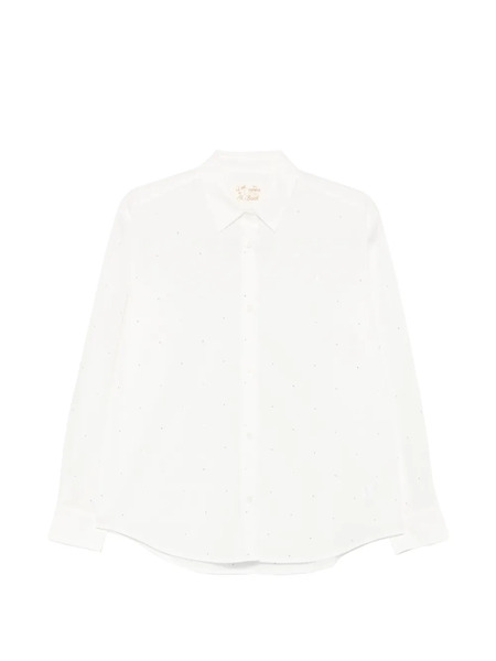  Mc2 Saint Barth Camisa Meredith Con Strass - Blanco 