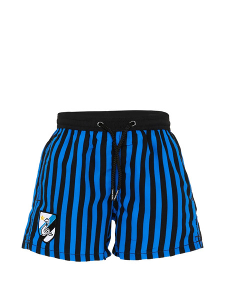  Mc2 Saint Barth Kids Bañador Jean A Rayas - Azul 