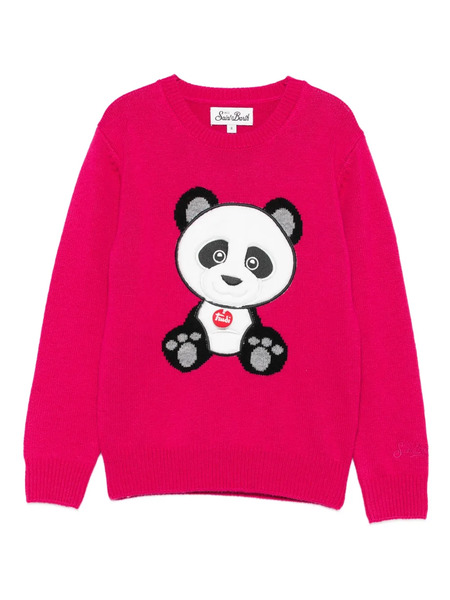  Mc2 Saint Barth Kids Jersey Con Estampado Gráfico - Rosa 