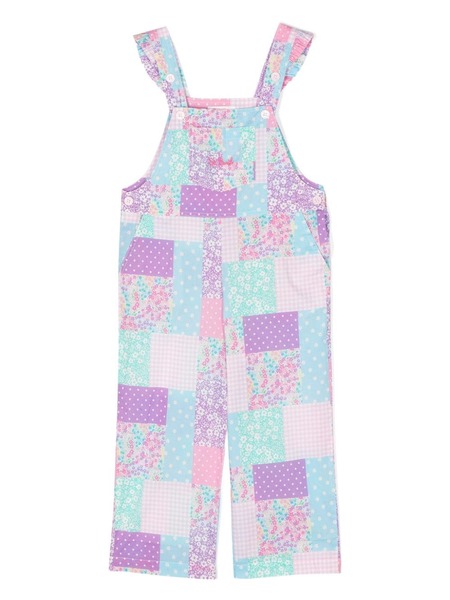  Mc2 Saint Barth Kids Mono Con Estampado Patchwork - Morado 
