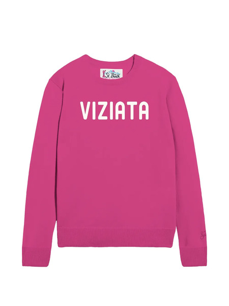  Mc2 Saint Barth Kids Top Estampado - Rosa 