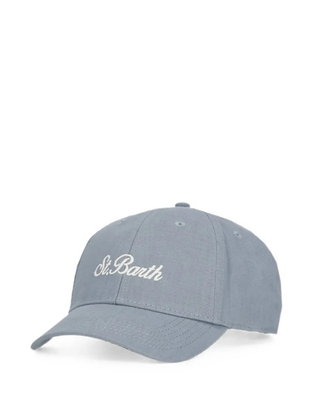  Mc2 Saint Barth Logo-embroidered Baseball Cap - Azul 