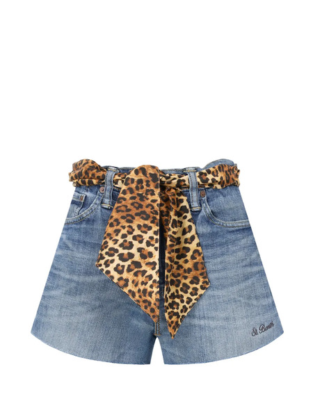  Mc2 Saint Barth Pantalones Vaqueros Cortos Arizona - Azul 