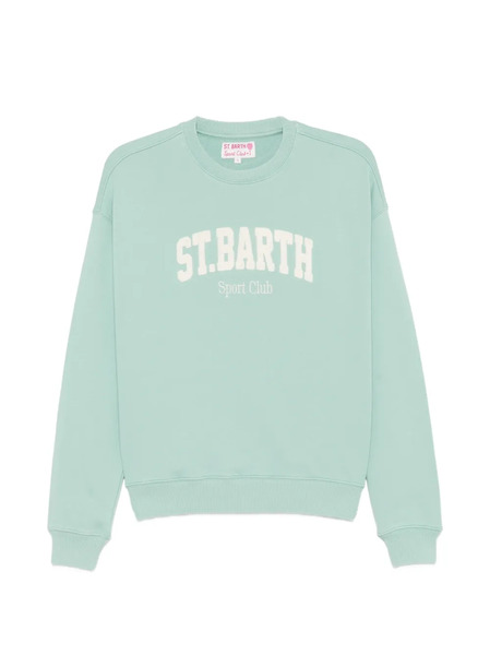  Mc2 Saint Barth Sudadera Stardust Con Logo - Verde 