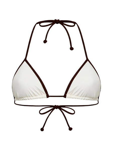  Mc2 Saint Barth Top De Bikini Leah String - Neutro 