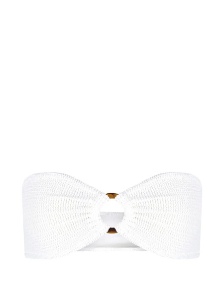  Mc2 Saint Barth Top De Bikini Yulia Con Anilla - Blanco 