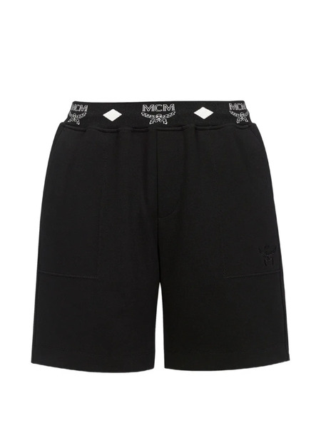  Mcm Bermudas Con Logo En La Cinturilla - Negro 