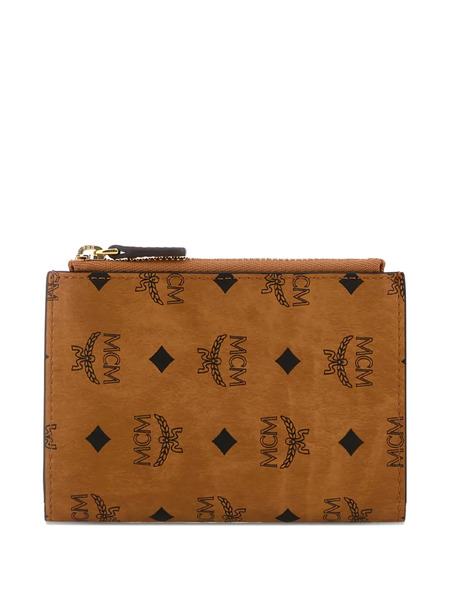  Mcm Cartera Con Logo Estampado - Marrón 