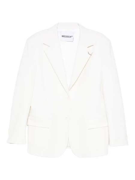  Medeea Blazer Con Botones - Blanco 