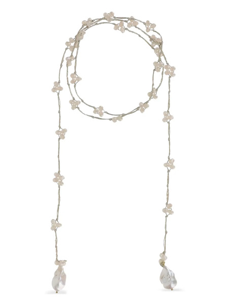  Mela Collar Con Detalles - Blanco 