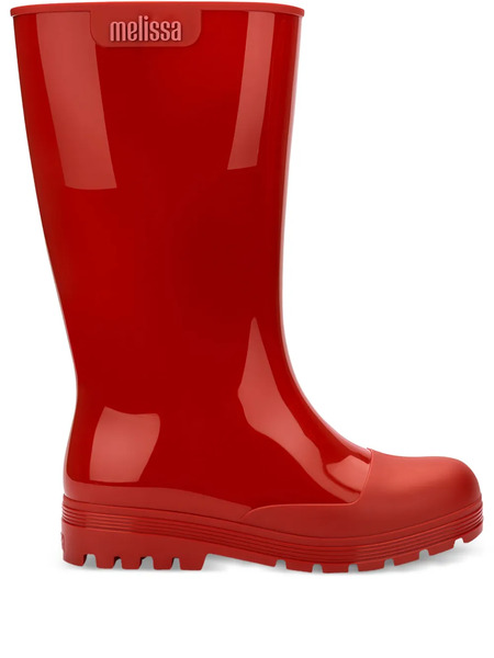  Melissa Botas De Agua Con Logo - Rojo 