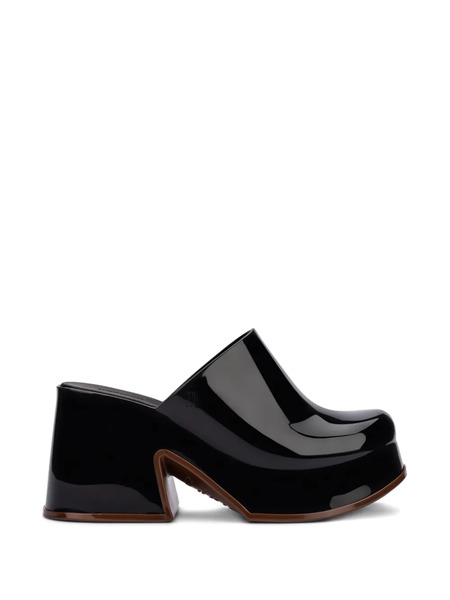  Melissa Mules Mia Con Plataforma - Negro 