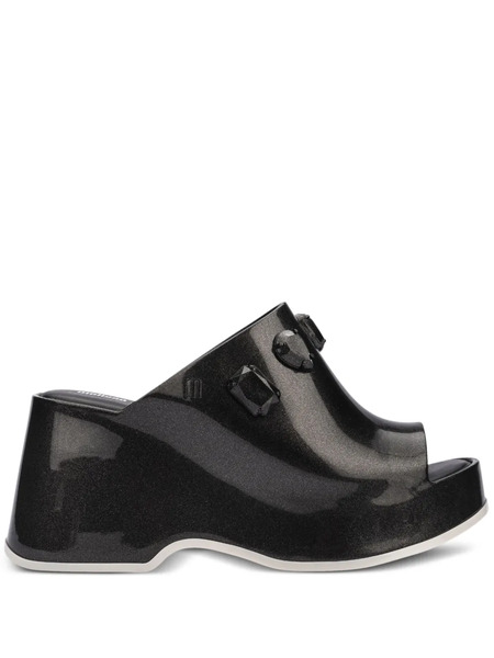  Melissa Mules Patty Stones - Negro 