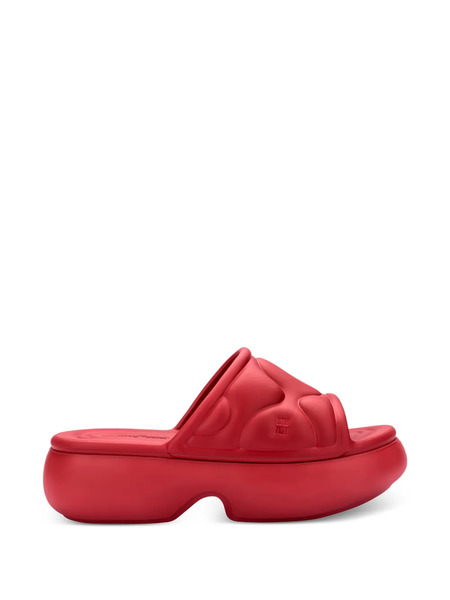  Melissa Sandalias Free Con Plataforma - Rojo 
