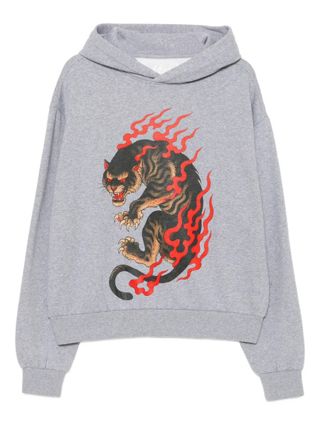  Melt Sudadera Estampada Con Capucha - Gris 