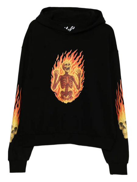  Melt Sudadera Estampada Con Capucha - Negro 