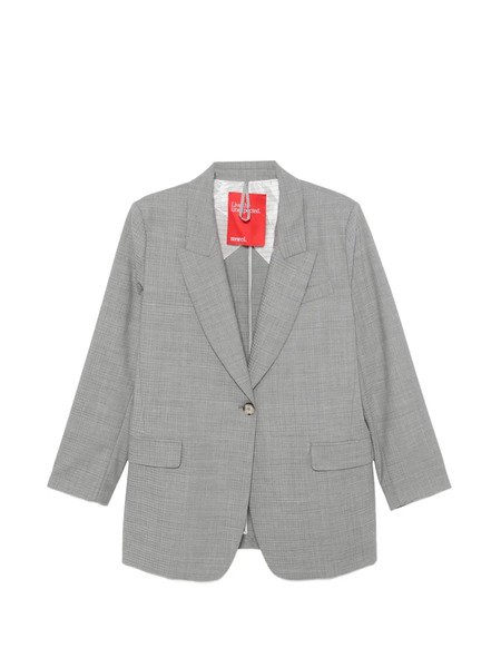  Merci Blazer Con Solapas De Pico - Gris 