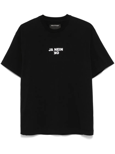  Meryll Rogge Camiseta Con Logo Estampado - Negro 