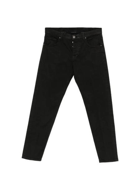  Michael Coal Vaqueros Con Parche Del Logo - Negro 