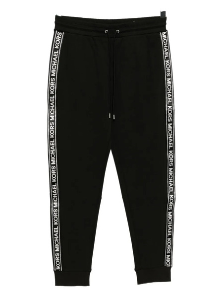 Michael Kors Pantalones De Chándal Con Franja Del Logo - Negro 