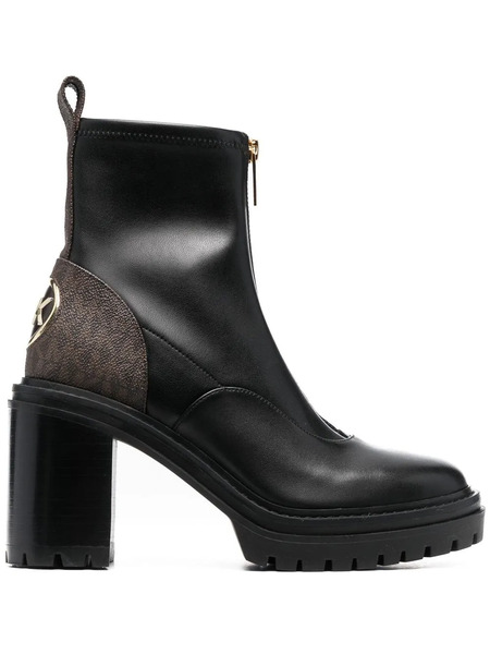  Michael Michael Kors Botines Con Logo Estampado - Negro 