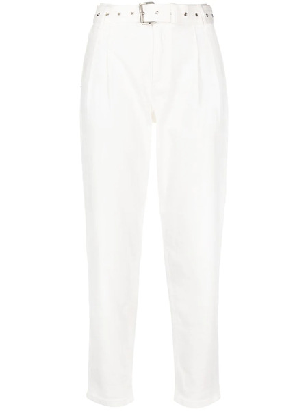  Michael Michael Kors Vaqueros Con Cinturón - Blanco 