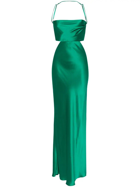  Michelle Mason Vestido Largo - Verde 