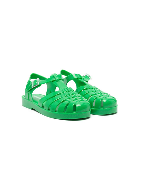  Mini Melissa Sandalias Possession Con Puntera Cerrada - Verde 