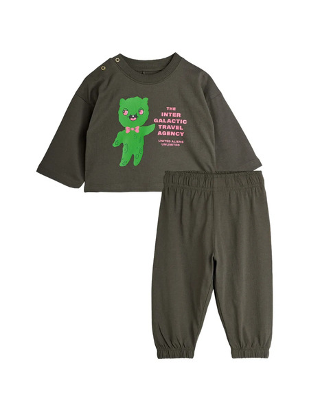  Mini Rodini Chándal Con Estampado Alien - Gris 