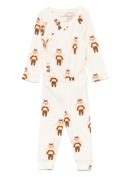  Mini Rodini Chándal Con Estampado Gráfico - Neutro 