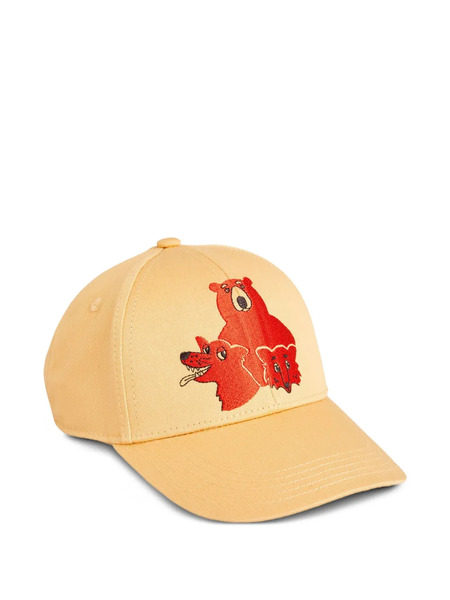  Mini Rodini Gorra Con Animal Bordado - Neutro 