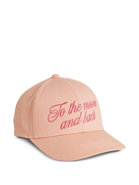  Mini Rodini Gorra Con Letras Bordadas - Rosa 