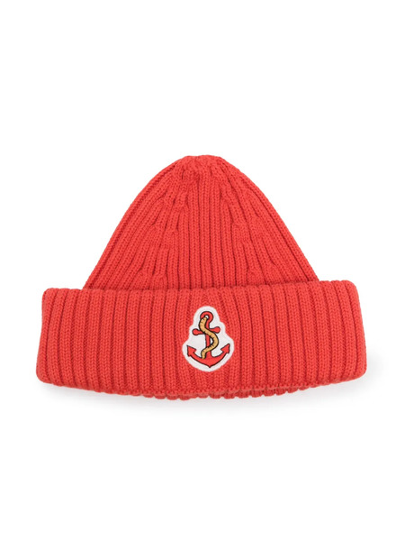  Mini Rodini Gorro Con Parche Del Logo - Rojo 