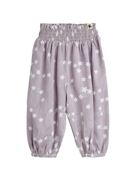  Mini Rodini Pantalones Con Estrella Estampada - Morado 