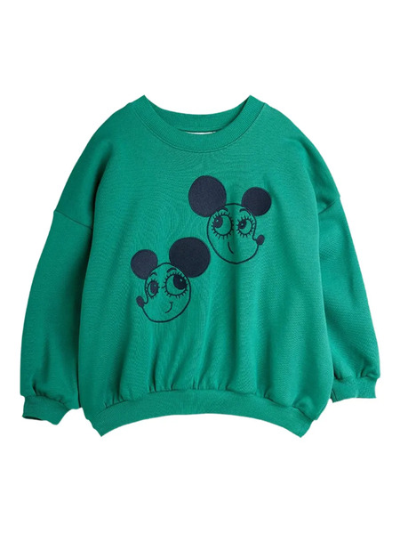  Mini Rodini Sudadera Con Detalle De Ratón - Verde 