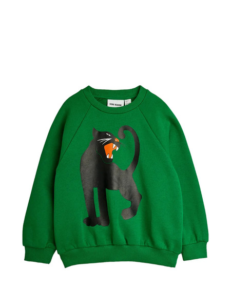  Mini Rodini Sudadera Con Motivo De Pantera - Verde 