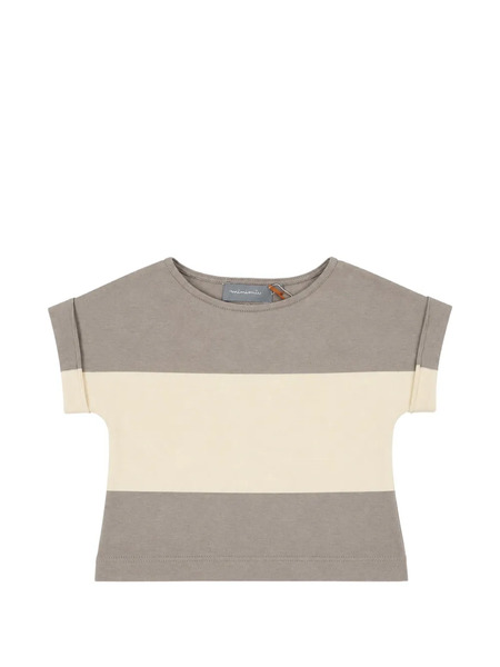  Minimù Camiseta A Rayas - Gris 