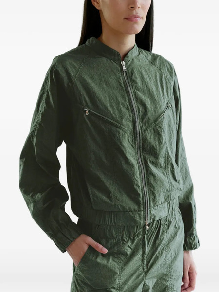  Minimum Chaqueta Bómber Sofiya Con Efecto Arrugado - Verde 