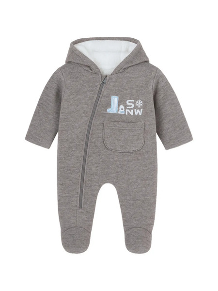  Mininio Pijama Con Capucha - Gris 