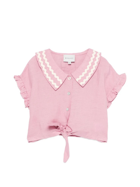  Mipounet Camisa Con Cuello Peter Pan - Rosa 