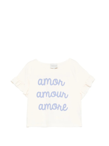  Mipounet Camiseta Amour Con Volantes - Neutro 