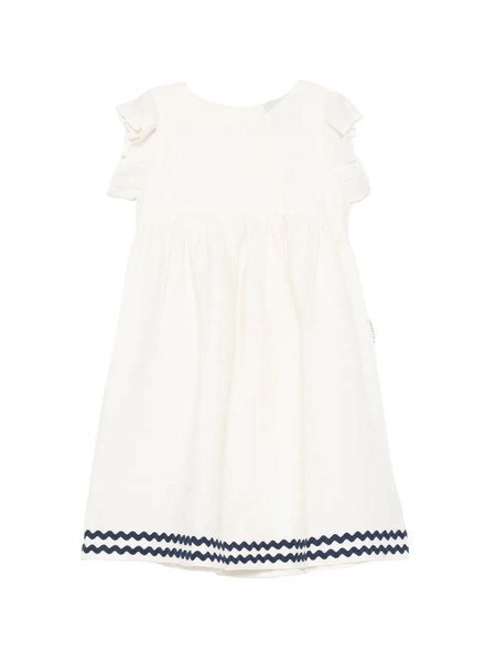  Mipounet Vestido Isaline Con Volantes - Blanco 