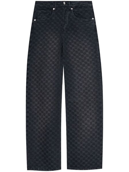  Misbhv Vaqueros Con Monograma En Jacquard - Negro 