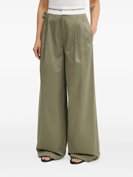  Miss Sixty Pantalones Anchos Con Pinzas - Verde 