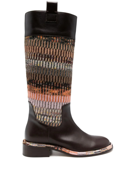  Missoni Botas A Rayas - Marrón 
