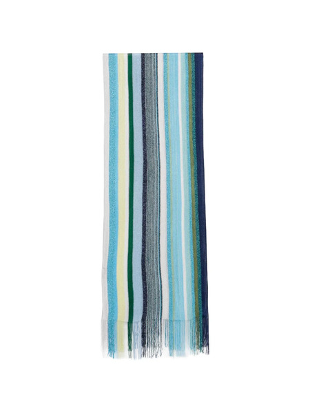  Missoni Bufanda A Rayas Con Flecos - Azul 