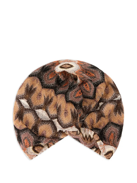  Missoni Gorro Estampado - Marrón 